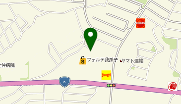 DAISO フォルテ我孫子店の地図画像