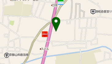 DAISO 山科小山店の地図画像