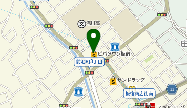 DAISO ビバタウン板宿店の地図画像