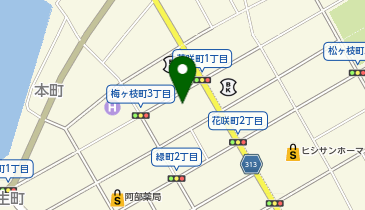 DAISO 根室梅ケ枝店の地図画像