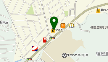 DAISO やまや東香里店の地図画像