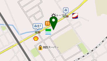 DAISO やまや河内磐船店の地図画像