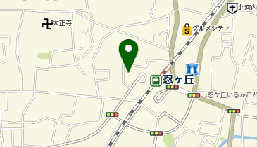 DAISO ラッキー忍ケ丘駅前店の地図画像