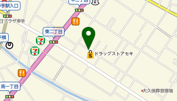 DAISO 幸手東さくら通り店の地図画像