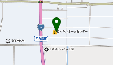 DAISO ロイヤルホームセンター奈良店の地図画像