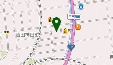 DAISO HIRASEI遊TSUTAYA吉田店の地図画像