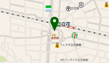 DAISO 立花駅前店の地図画像