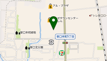THREEPPY つかしん店の地図画像