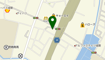 DAISO 徳島城東店の地図画像