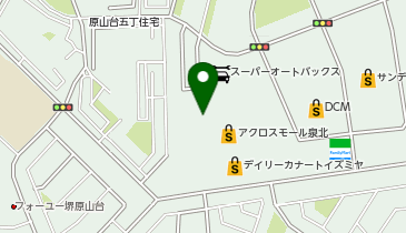 THREEPPY アクロスモール泉北店の地図画像