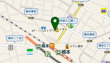 THREEPPY イオン橋本店の地図画像