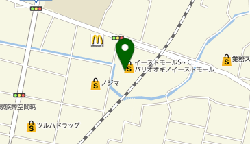 THREEPPY オギノイーストモールショッピングセンターバリオ店の地図画像