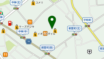 THREEPPY イオンモールとなみ店の地図画像