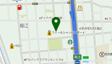 THREEPPY シャンピアポート名古屋高辻店の地図画像