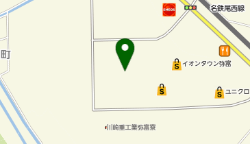 THREEPPY イオンタウン弥富店の地図画像