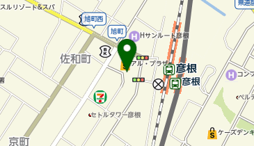 THREEPPY アルプラザ彦根店の地図画像