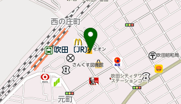 THREEPPY イオン吹田店の地図画像