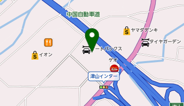 THREEPPY イオンモール津山店の地図画像