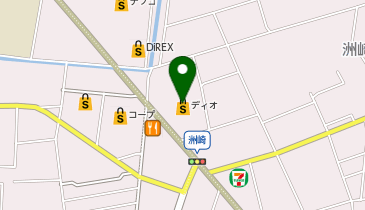 THREEPPY ディオ岡山南店の地図画像