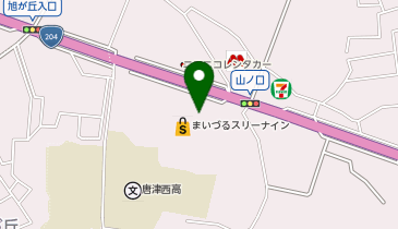 THREEPPY 唐津まいづるスリーナイン店の地図画像