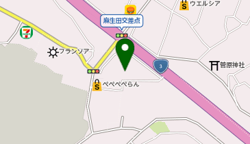 THREEPPY 熊本麻生田店の地図画像