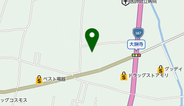 THREEPPY フレスポ菊池西寺店の地図画像