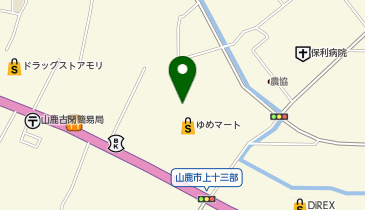 THREEPPY ゆめマート東山鹿店の地図画像