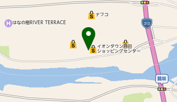 THREEPPY イオンタウン日田ショッピングセンター店の地図画像