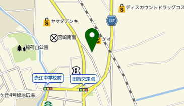 THREEPPY 宮崎南店の地図画像