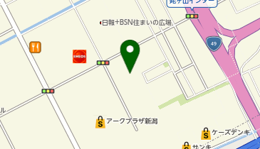 THREEPPY アークプラザ新潟店の地図画像