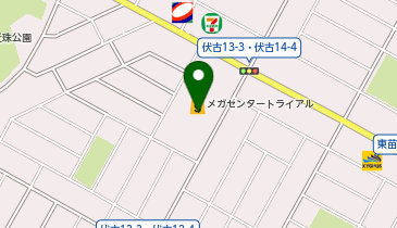 THREEPPY トライアル伏古店の地図画像