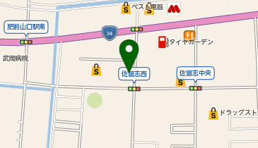 THREEPPY イオン江北店の地図画像