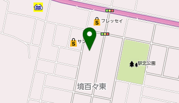 THREEPPY フレッセイ境店の地図画像