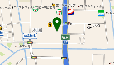 THREEPPY イトーヨーカドー木場店の地図画像