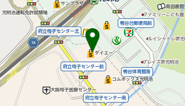 THREEPPY ダイエー光明池店の地図画像