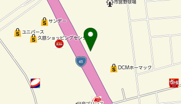 THREEPPY 久慈店の地図画像