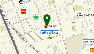 THREEPPY マルエツ蘇我南店の地図画像