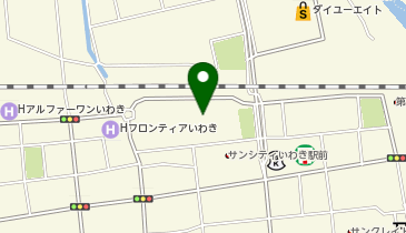 ザ・ダイソー THREEPPY いわき平ペッペ店の地図画像