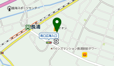 THREEPPY イオン長浦店の地図画像