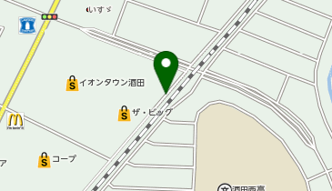 THREEPPY イオンタウン酒田店の地図画像