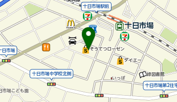 THREEPPY そうてつローゼン十日市場店の地図画像