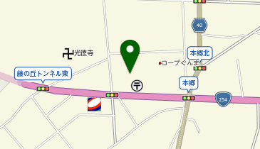 THREEPPY コープ藤岡店の地図画像