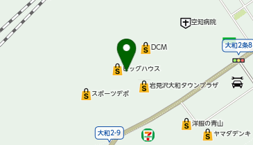 THREEPPY 岩見沢タウンプラザ店の地図画像