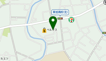 THREEPPY ベルクスタウン草加青柳店の地図画像