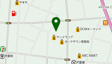 THREEPPY ヨークタウン老野森店の地図画像