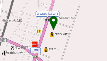THREEPPY ウニクス秩父店の地図画像