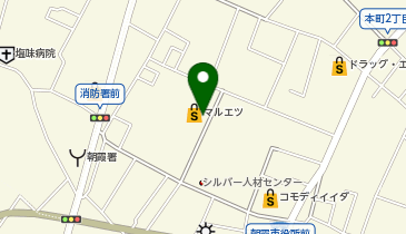 ザ・ダイソー THREEPPY マルエツ朝霞店の地図画像