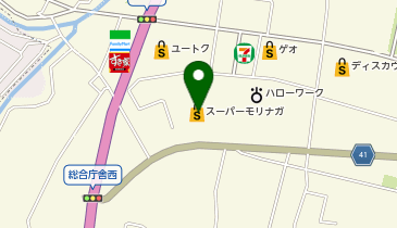 THREEPPY モリナガ鹿島店の地図画像