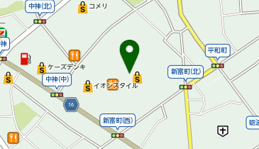 THREEPPY イオンモールとなみ店の地図画像