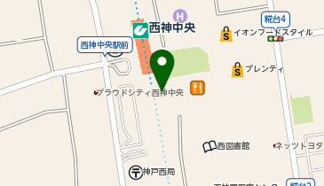 THREEPPY 西神中央店の地図画像